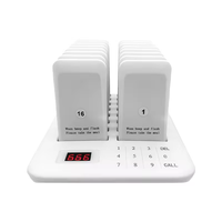 Système d'Appel Sans Fil pour Hôpitaux avec Impression de Logo Gratuite, Modèle F106, Portée de 1000m, Mini Pager Intelligent Tactile