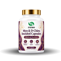 Capsule Premium Myo & D-Chiro Inositol Mélange 40:1 avec CoQ10 et Folate Fournisseur OEM de Capsules Myo & D-Chiro Inositol