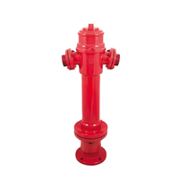 BS14384 EN accessoire extérieur de bouche d'incendie de pilier humide britannique à 2 voies en fonte pour équipement de lutte contre les incendies