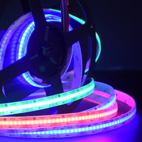 Lampu samping 24 Volt dekorasi pesta lampu Strip LED RGB COB melanjutkan Breakpoint Strip lampu Strip LED 5 M RGB