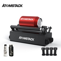 Atomstack A5 Pro 40W avec rouleau rotatif R3 Pro, machine de découpe CNC pour le bois, le cuir, le verre, le métal, la tasse, machines de gravure laser