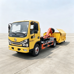 รถบรรทุกเก็บขยะแบบตะขอเกี่ยว 4×2 ตงเฟิง โดลิก้า พร้อมถังขยะแบบถอดได้สำหรับงานก่อสร้าง - Product Image 1