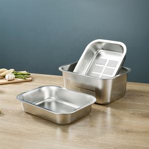 Plateau <span class=keywords><strong>de</strong></span> <span class=keywords><strong>service</strong></span> rectangulaire Xinyuan en acier inoxydable poli, design moderne, écologique, pour hôtels, avec <span class=keywords><strong>service</strong></span> <span class=keywords><strong>de</strong></span> personnalisation du logo - Product Image 3