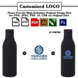 Custom Logo Printed Promotion Corporate Activity Business Gift Wide Mouth Stainless Steel Water Bottle <b>for</b> Gym - Product Image 4