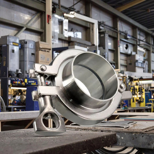 Chine Usine En Acier Inoxydable 304 Raccord De Tuyau Sanitaire Tri Pince avec Bride et Joint - Product Image 4