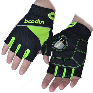 Guantes de Ciclismo Boton, Medios Dedos, Silicona, Absorción de Impactos, Antideslizantes, Unisex, para Ciclismo, Talla Adulto - Product Image 1