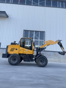 Mini 4WD <b>Wheel</b> Loader <b>Small</b> Loader With Luxury Cab Compact Construction Machinery for Farm, Home, and Personal Use - Product Image 1