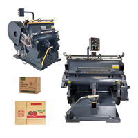 Nueva Máquina Manual de Troquelado y Plegado con Motor para la Fabricación de Cajas de Cartón, Componentes Principales