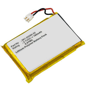Batería de polímero de litio para reloj inteligente de 3,7 V para Garmin 361-00072-361-00 00072-361-10 00086-01959-00 enfoque G10 S20 - Product Image 1