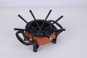 Mini-poêle électrique domestique 600W avec thermostat intégré, revêtement antiadhésif et couvercle en verre trempé – Idéale pour la <span class=keywords><strong>fondue</strong></span> au fromage - Product Image 5