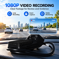 Caméra de véhicule 4G GPS à double objectif avec contrôle par application Wi-Fi, surveillance du conducteur ADAS, suivi de flotte BSD pour camions, bus et taxis