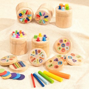 Juguete de Madera Montessori para la Clasificación de Colores, Habilidades Motoras, Caja de Monedas Educativa, Juego Sensorial para Niños - Product Image 2
