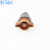 KUMEA Buse à cône complet en plastique à clipser 1/4 pouce QPPA QPHA pour raccord de tuyau de lavage
