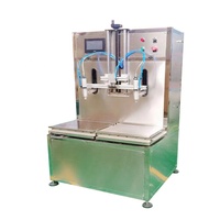 Machine de remplissage semi-automatique de verre pour vin et eau minérale, adaptée aux boissons et liquides visqueux, avec PLC et roulement