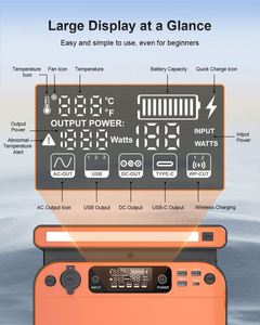 Station d'alimentation portable OEM 600W, générateur solaire, batterie à capacité personnalisée en usine - Product Image 6