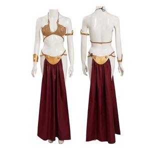 महिलाओं हेलोलीन पार्टी रोलप्ले फिल्म अंतरिक्ष लड़ाई सेक्सी राजकुमारी लेया कॉस्प्ले पोशाक DISN-006 - Product Image 1