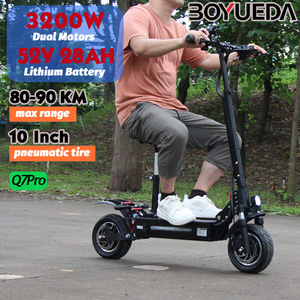 สกู๊ตเตอร์ไฟฟ้า EU แบบโช้คอัพเต็มระบบสำหรับผู้ใหญ่ แบตเตอรี่ลิเธียม 18Ah เบรกดิสก์ไฮดรอลิก ระยะทางวิ่ง 60-80 กม. ให้เช่า จัดส่งภายใน 2-7 วัน - Product Image 2