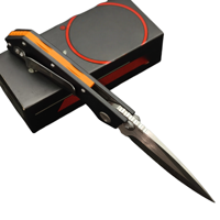 Couteau pliant tactique de survie pour le camping en plein air, lame D2, manche G10, outil de camping, couteaux