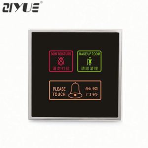 Système de sonnette tactile à rétroéclairage LED, signalisation de numéro de chambre d'hôtel, fournisseur de plaques de <span class=keywords><strong>porte</strong></span> - Product Image 2