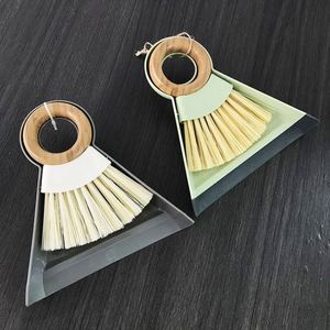 Portable Handheld Broom <b>Mini</b> Dustpan Cleaning Brush Set for <b>Desk</b> Bathroom Kitchen - Product Image 6