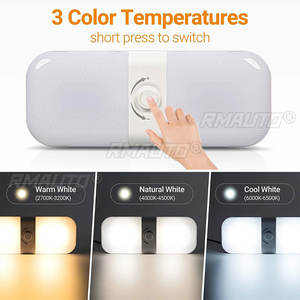 DC 12V-24V 120 LED RV Ceiling Dome Light <b>Interior</b> Lighting Dimmable Trailer Camper RV Lights for Camper RV <b>Interior</b> <b>Accessories</b> - Product Image 2