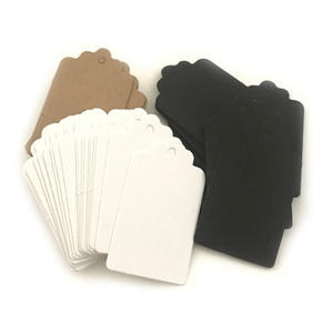 Tarjeta de Papel con Código QR, Etiqueta de Ropa de Papel Kraft, Tarjeta de Publicidad para Tienda Personalizada con Logotipo - Product Image 1