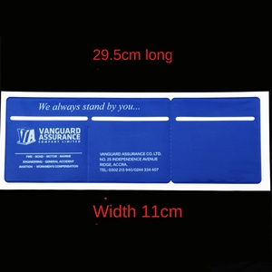 Bolsa de Almacenamiento Creativa de PVC para Coche, Pegatina de Inspección Anual de Bloque Frontal, Pasta de Vidrio sin Rasgaduras para Mapa de <span class=keywords><strong>Seguros</strong></span> Decorativo - Product Image 4