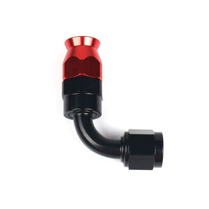 Yidong Gerade/45/90/180 Grad Sechskant <span class=keywords><strong>Aluminium</strong></span> Eloxiert Ölschlauch-Endadapter Kraftstoffanschluss AN4/AN6/AN8/AN10/AN12 - Product Image 4