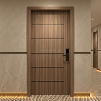 Porte intérieure en bois insonorisée, résistante au feu UL 20 min, pour appartement aux États-Unis, STC 40, porte acoustique à âme pleine en bois massif pour chambre à coucher