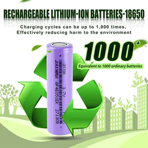 Las importaciones de auténtico recargable de 5000mah 21700 baterías de iones de litio de 3,7 v 5000mah