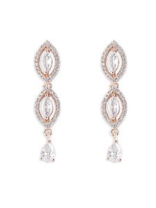 Collier et boucles d'oreilles à breloques en perles d'argent de style classique à forte demande pour femmes pour les fiançailles et les fêtes de mariage vente à l'exportation - Product Image 3