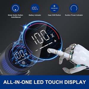 เครื่องดูดฝุ่นอัจฉริยะแบบจุด S7ที่มี2หลอดพับได้สไตล์ HEPA ไฟฟ้าสำหรับใช้ในครัวเรือน - Product Image 2