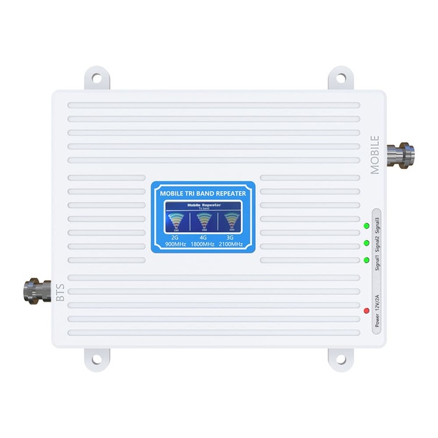 New Mobile signal Booster for Home 900 1800 2100 Amplifier Cell Phone Signal B8 B3 B1 Signal Repeater
