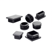 Bouchons en plastique carrés de haute qualité, inserts pour meubles, tube métallique, pied de chaise/capuchon d'extrémité