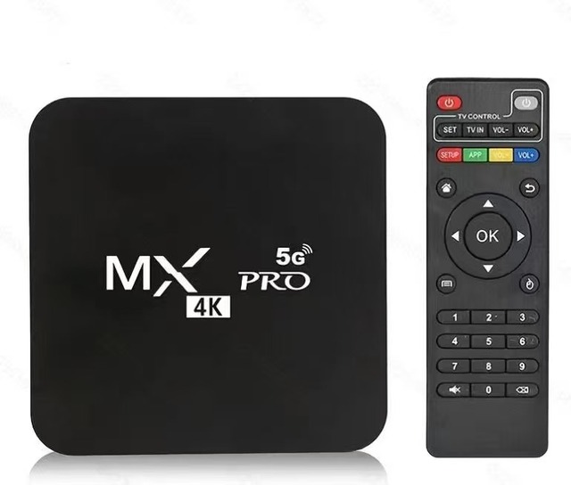 Smart Android TV Box MXG Pro 4K Output Rockchip RK3229 Quad Core 5G WiFi 2GB 16GB Memory Android 7.1/9.0/10
