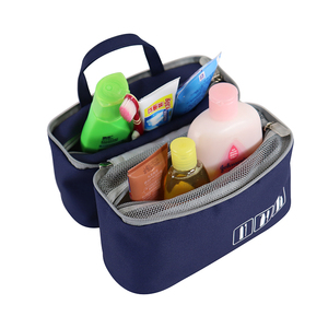 Travel Cosmetic Toiletry Shaving Bathroom Shower Bag for Men Women Recycled Portable Makeup <b>Brush</b> Case with Handle Birthday Gift - Product Image 3