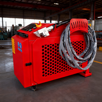 Machine de nettoyage au laser PLC 3kW pour le nettoyage des façades, des maisons et des bâtiments, élimination de la rouille et de l'oxydation de l'acier