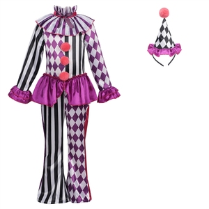 Costumes de Clown pour Enfants Alice Magicienne Performance Cirque Cosplay Halloween - Product Image 5