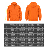 Sweat-shirt à capuche haute visibilité ZUJA OEM, 280 g/m², polaire polyester, pull à capuche, vêtements de travail AS/NZS, construction, poche kangourou