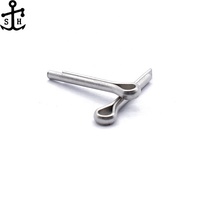 Factory Supply Stainless Steel 304 316 Split Clevis Pins Head Bright Finish Shouldered ISO1234 DIN94 Fasteners Stock Direct