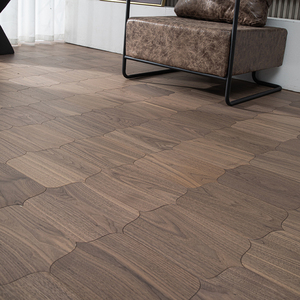 AVANTIMORA - Piso de Parqué de Madera de Ingeniería Multicapa de Nogal de 12 mm, Grado Tropical AB, con Relieve, No Tóxico, Certificado REACH, para Escuelas - Product Image 2