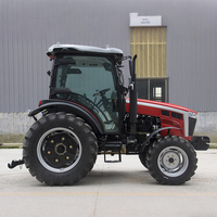 Livraison gratuite CE 50hp 60hp 70hp 80hp Tracteur 4x4 diesel Tracteurs agricoles USA EPA Tracteur agricole