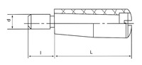 Poignée rotative en Nylon/bakélite/plastique de haute qualité pour fraiseuse