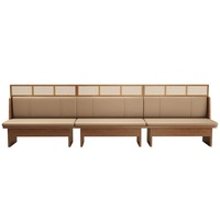 Meubles Raetaurant en forme de U Offres Spéciales salle à manger moderne chaise de salle à manger en rotin de canne en bois massif pour restaurant hôtel maison