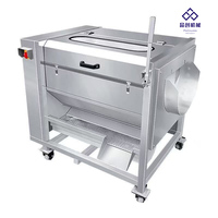 PINCHUANG Hoge Productiviteit Meloen- & Fruit Schil- en Wasmachine Aardappelschiller Aanpasbaar voor Groenteverwerkingsbedrijven