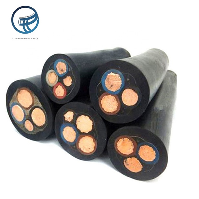 4G6 Mm2 Heavy-duty H07RN-F Flexible Copper Core Rubber Cable for Power Station Low Voltage