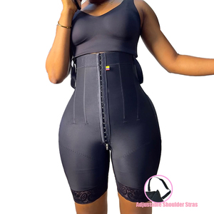 Fagas colombianas para mujer, Body levantador de glúteos, ropa moldeadora BBL, faja moldeadora de cuerpo colombiana con correas de brazo ajustables - Product Image 1