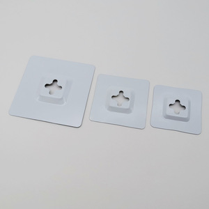 Plaque suspendue carrée en verre avec crochet à ventouse en métal, capacité de charge de 15 kg, pour montage mural sans cadre en studio photo - Product Image 3