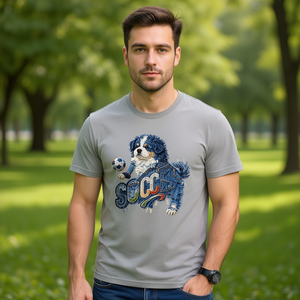 Camiseta Unisex de 210 g/m², 100 % Algodón, Informal, Transpirable, Duradera, con Estampado DTF, Camiseta para Hombre - Product Image 3