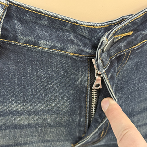 Jeans slim vintage déchirés pour hommes de haute qualité OEM/ODM, pantalon <span class=keywords><strong>bleu</strong></span> pour hommes, jeans en denim usé - Product Image 6